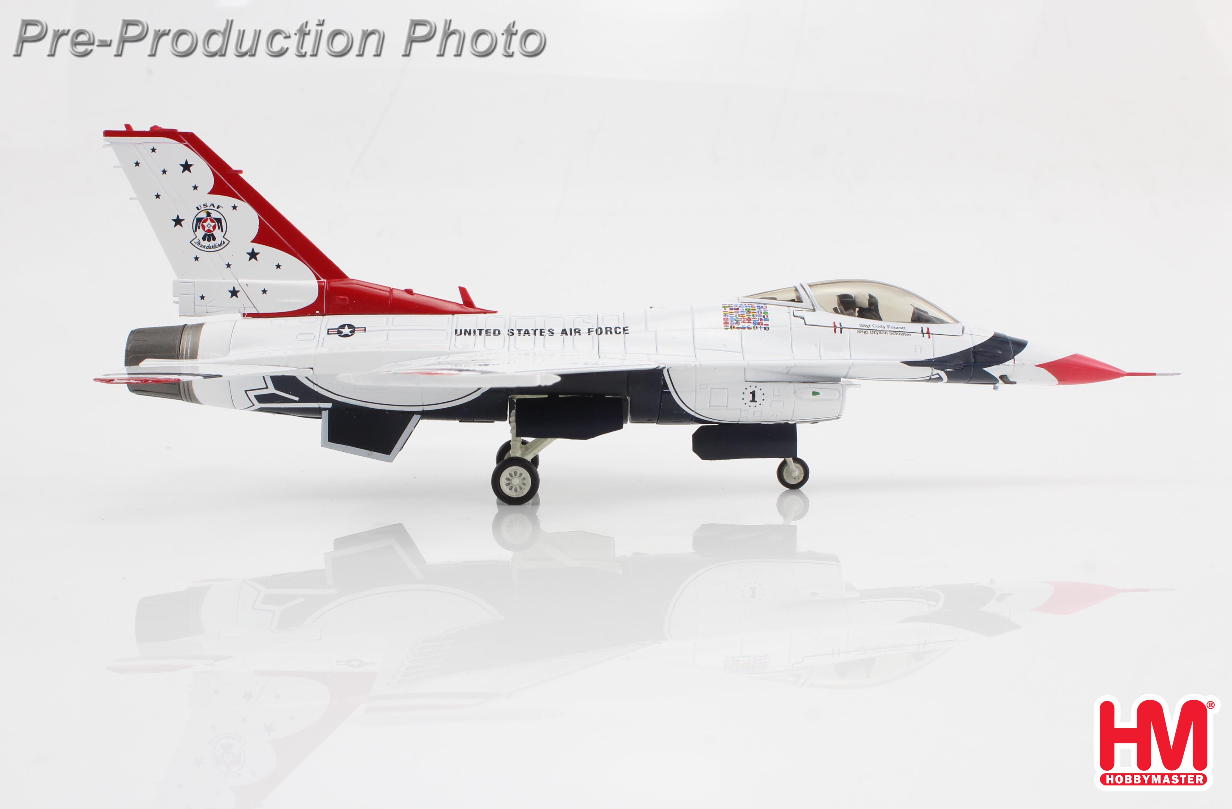 F-16C Thunderbirds No.1 plane, USAF, RIAT 2017
